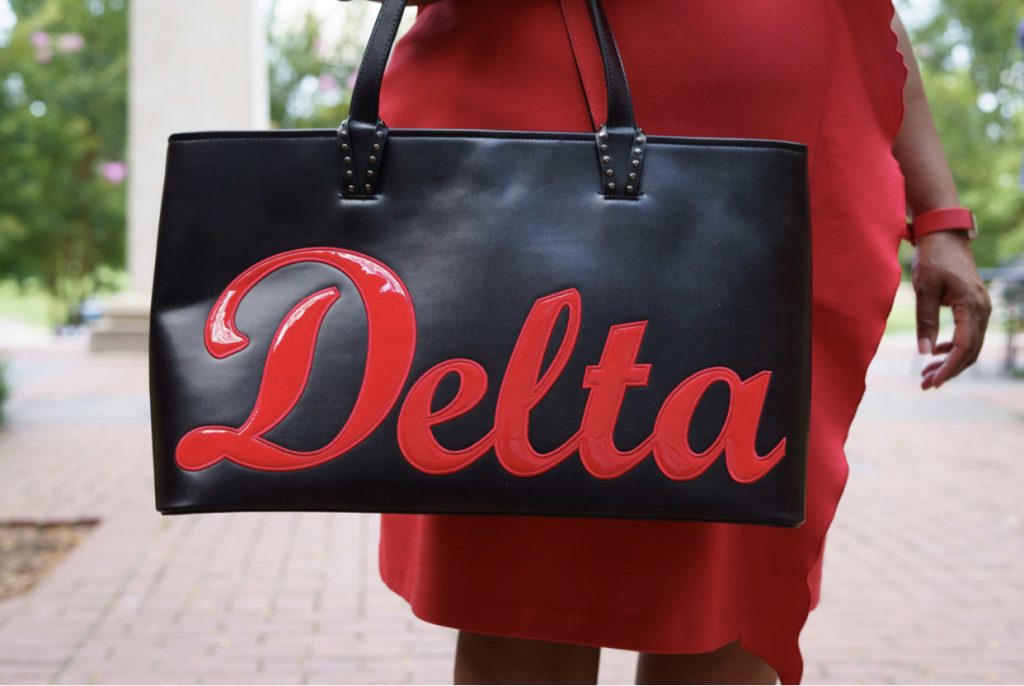 Greek Paraphernalia - Black Delta Sigma Theta Tote Bag