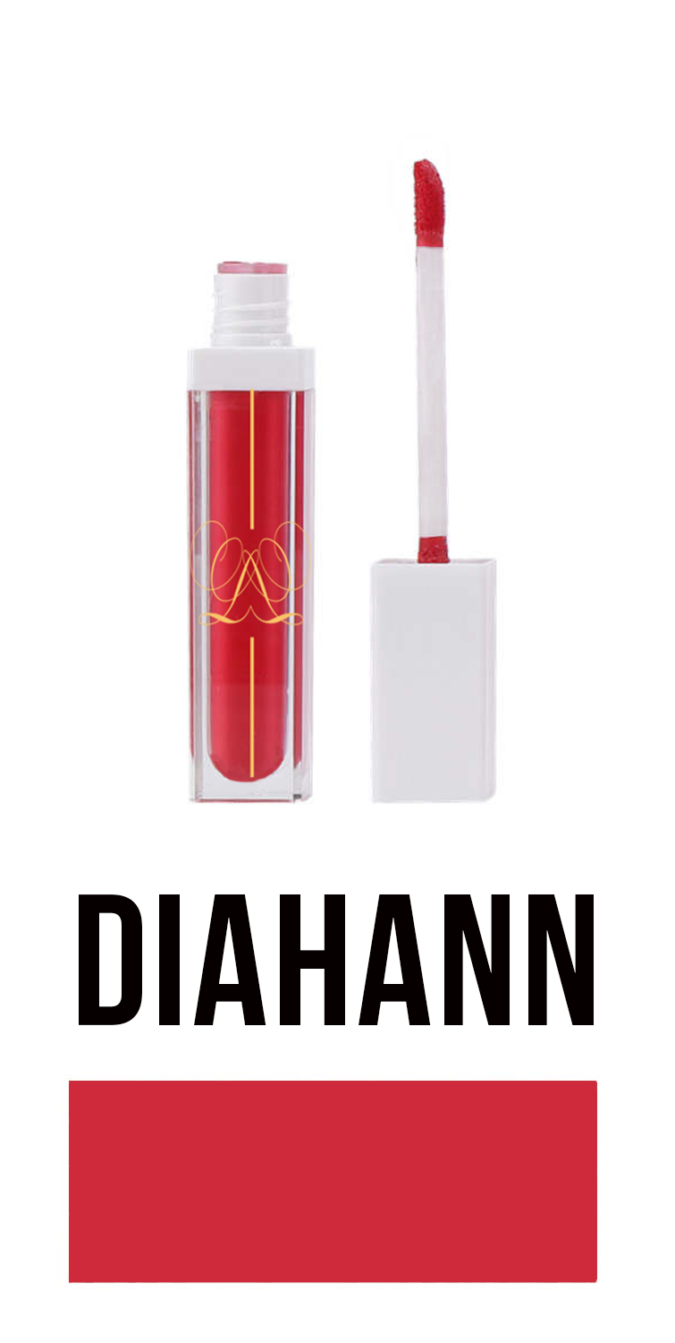 Cherry Red Velvet Matte Lipstick -Diahann
