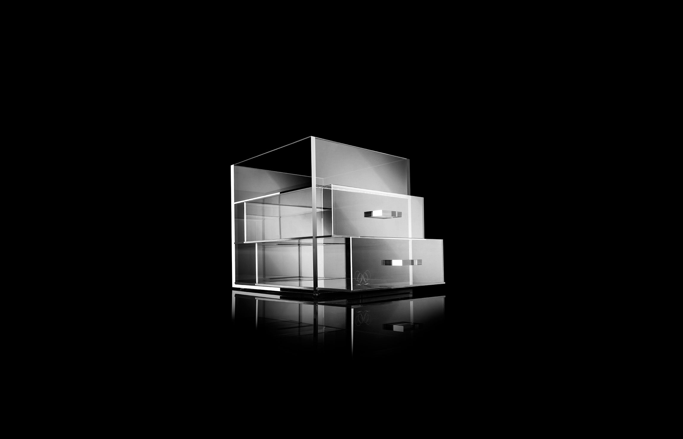 Acrylic Makeup Organizer - The Diamond Beauty Case