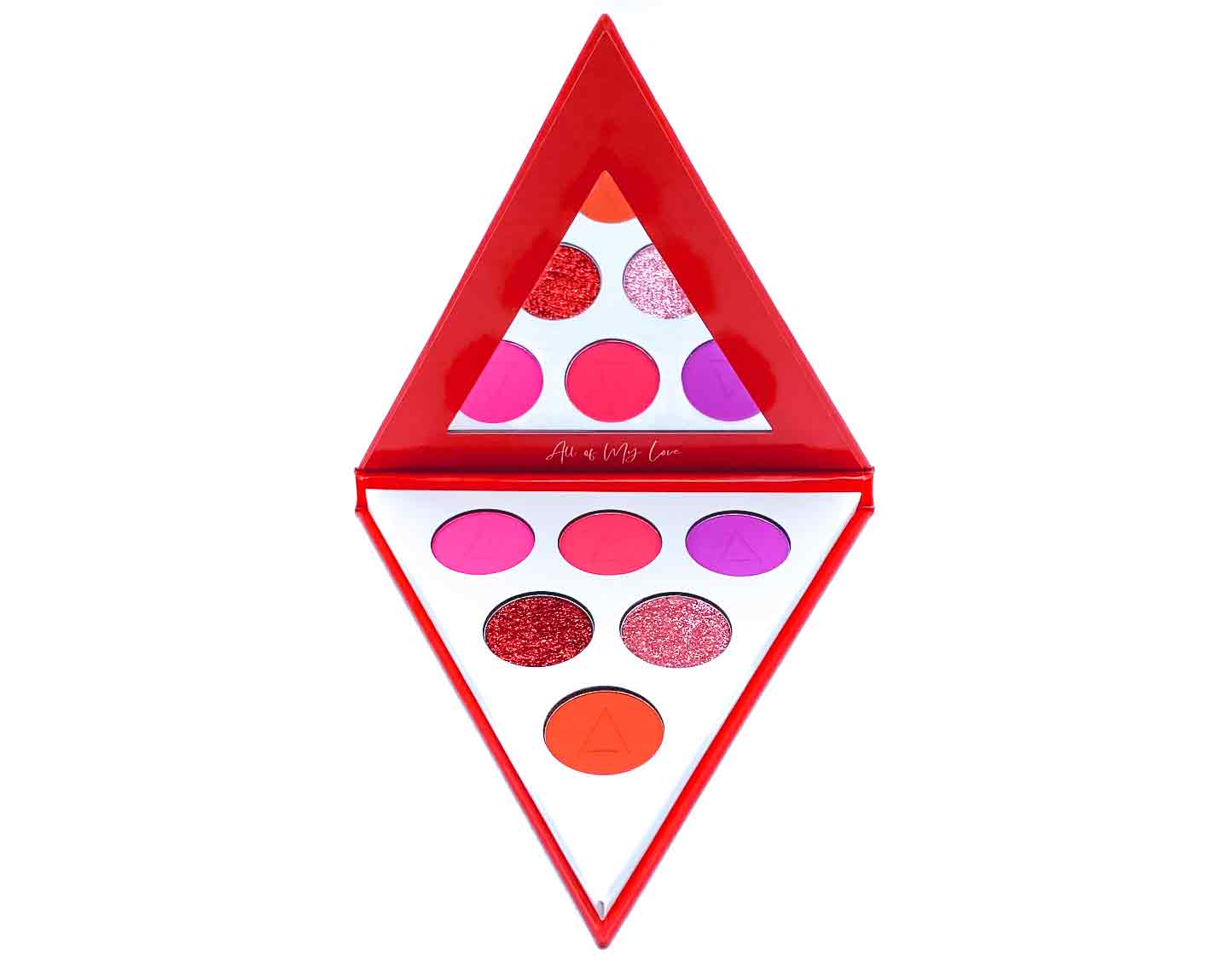 Delta Sigma Theta Sorority branded Eyeshadow Palette. 6 velvety warm berry tones that are blendable with your fingers. Suitable for all skintownes